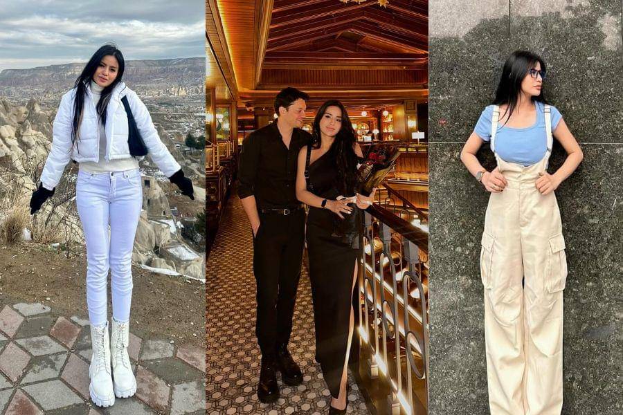 OOTD Trendi ala Violentina Kaif, Istri Andrew Andhika