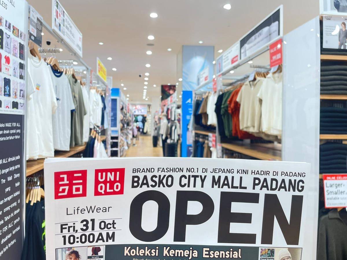 Toko Uniqlo yang akan dibuka di Padang (Foto: IDN Times/Halbert Caniago)