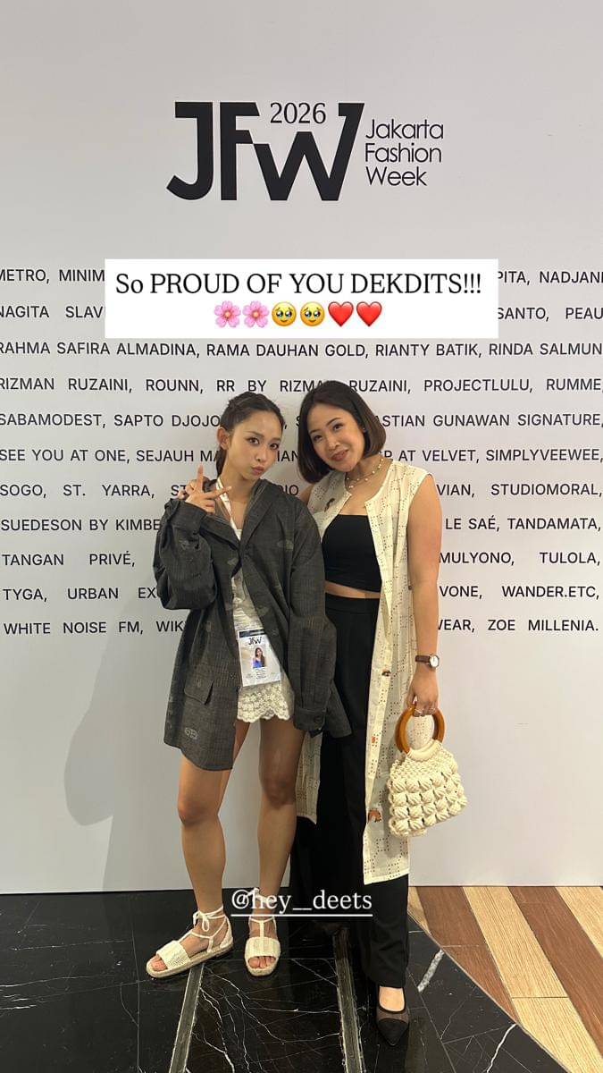 Dita Karang di Jakarta Fashion Week 2026 (instagram.com/kiranakarang)