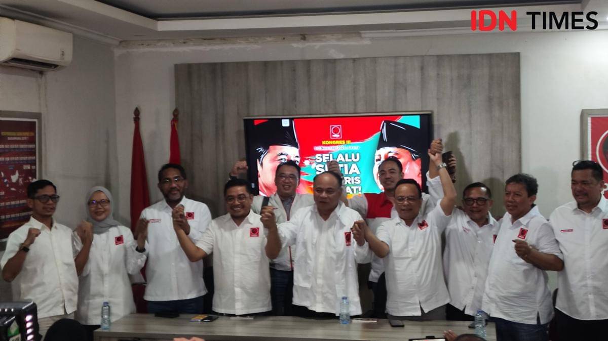 Konferensi pers di Kantor DPP Projo (IDN Times/Yosafat Diva Bayu Wisesa)