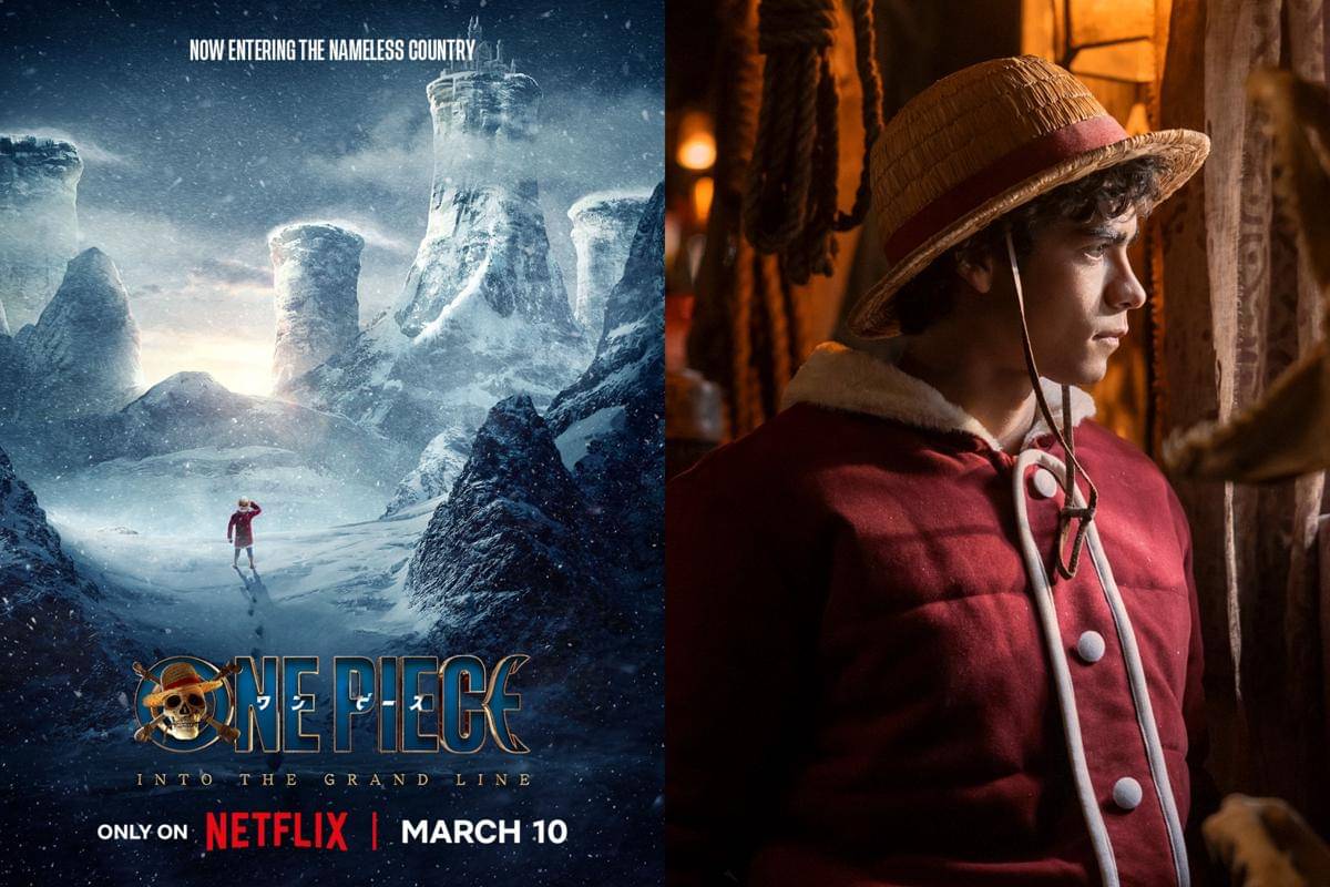 Poster dan still cut serial ONE PIECE: Into the Grand Line