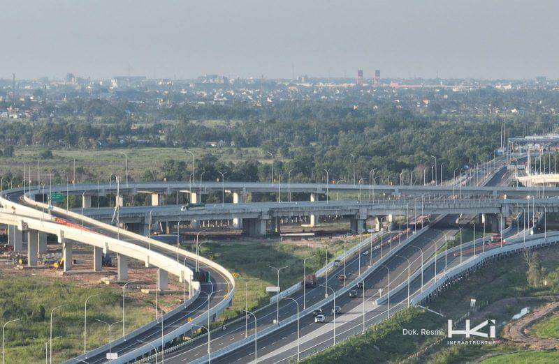 Ramp Junction Palembang sudah rampung dikerjakan.