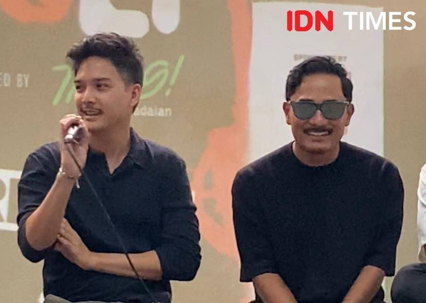 press conference Bahkan Voli 3 di COMA, M Bloc, Rabu (29/10/2025) (dok. IDN Times/Rani Asnurida)