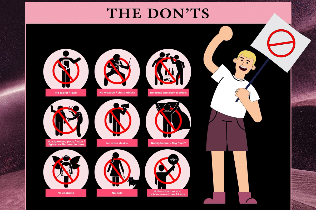 barang yang tidak boleh dibawa