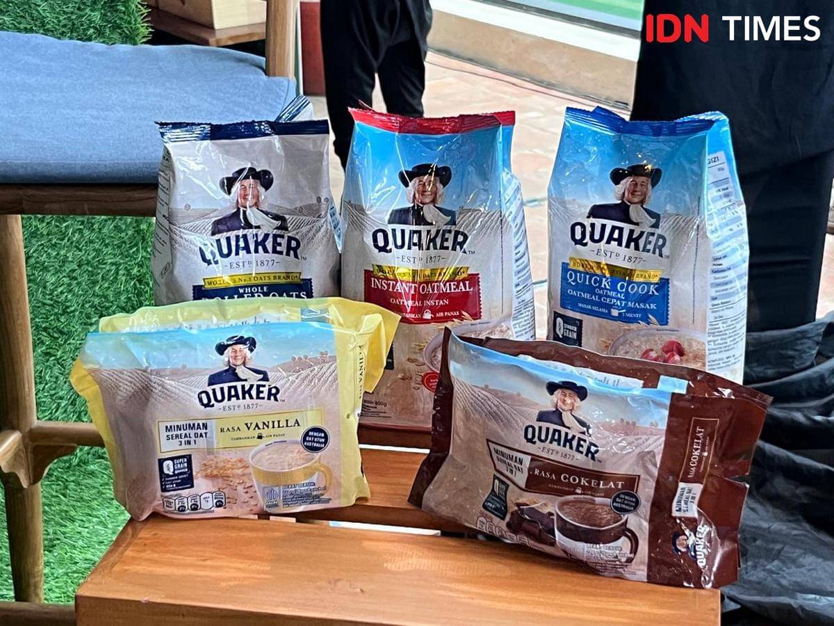 Potret varian baru Quaker 3in1, Agora Mall, Jakarta Pusat