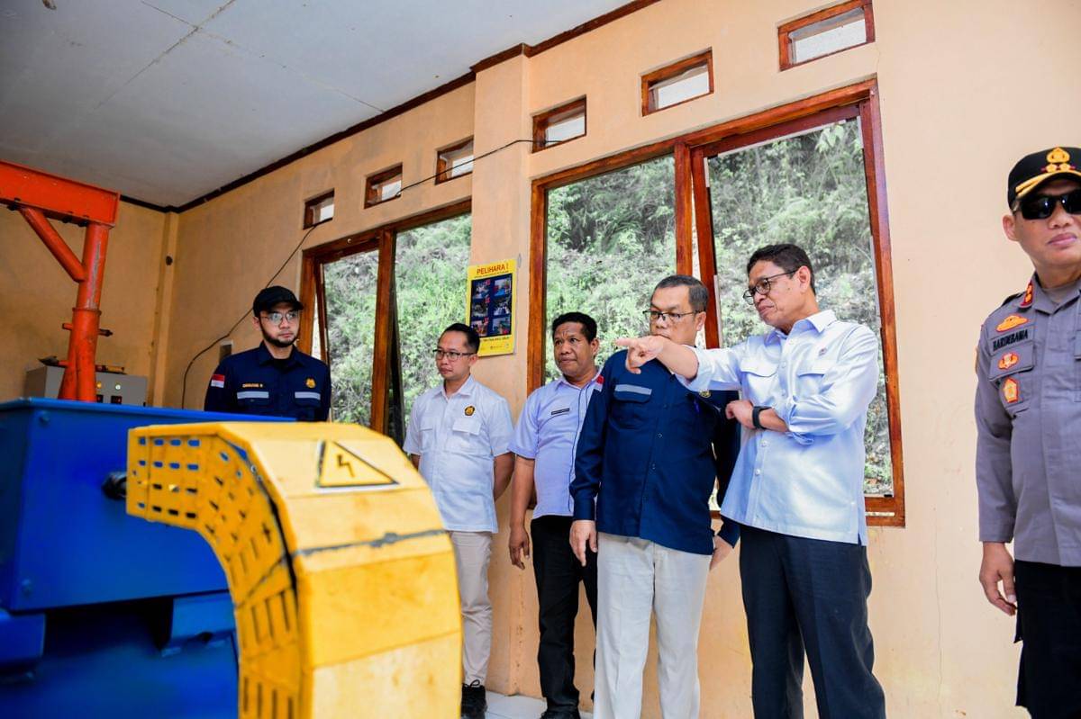 Pembangkit Listrik Tenaga Mikro Hidro (PLTMH) Wairara di Sumba Timur, Nusa Tenggara Timur (NTT). (dok. Kementerian ESDM)