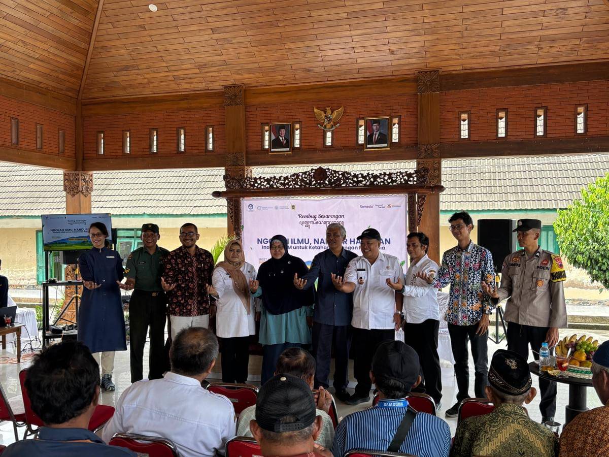 Kampanye sains dan teknologi: 'Riset Kuat, Pangan Hebat’, yang didukung oleh Direktorat Diseminasi dan Pemanfaatan Sains dan Teknologi, Kemdiktisaintek, melalui Program Kampanye Tematik Sains dan Teknologi (Resona Saintek). (IDN Times/Herlambang Jati Kusumo)