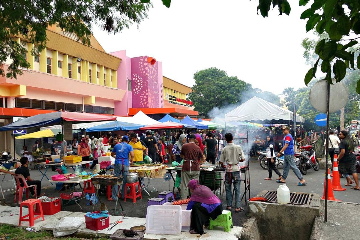 potret street food di Penang