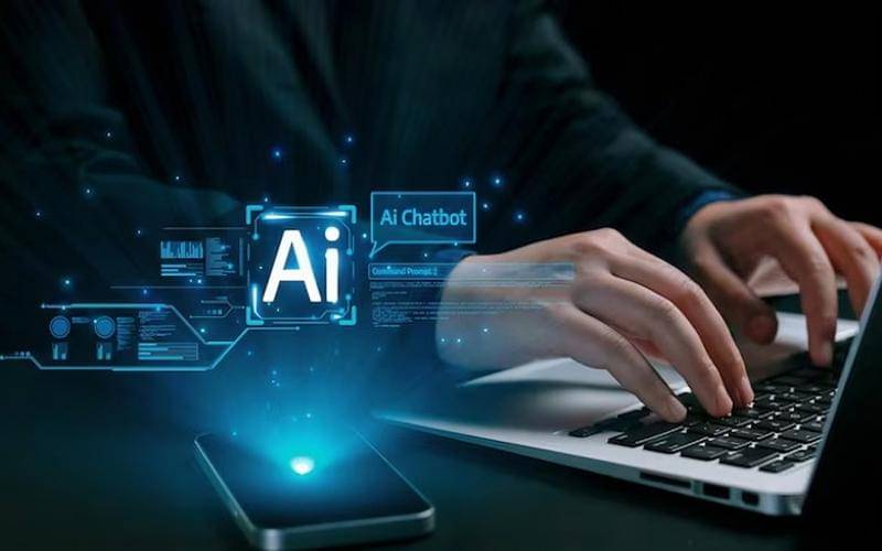 ilustrasi AI yang membantu otomatisasi pekerjaan