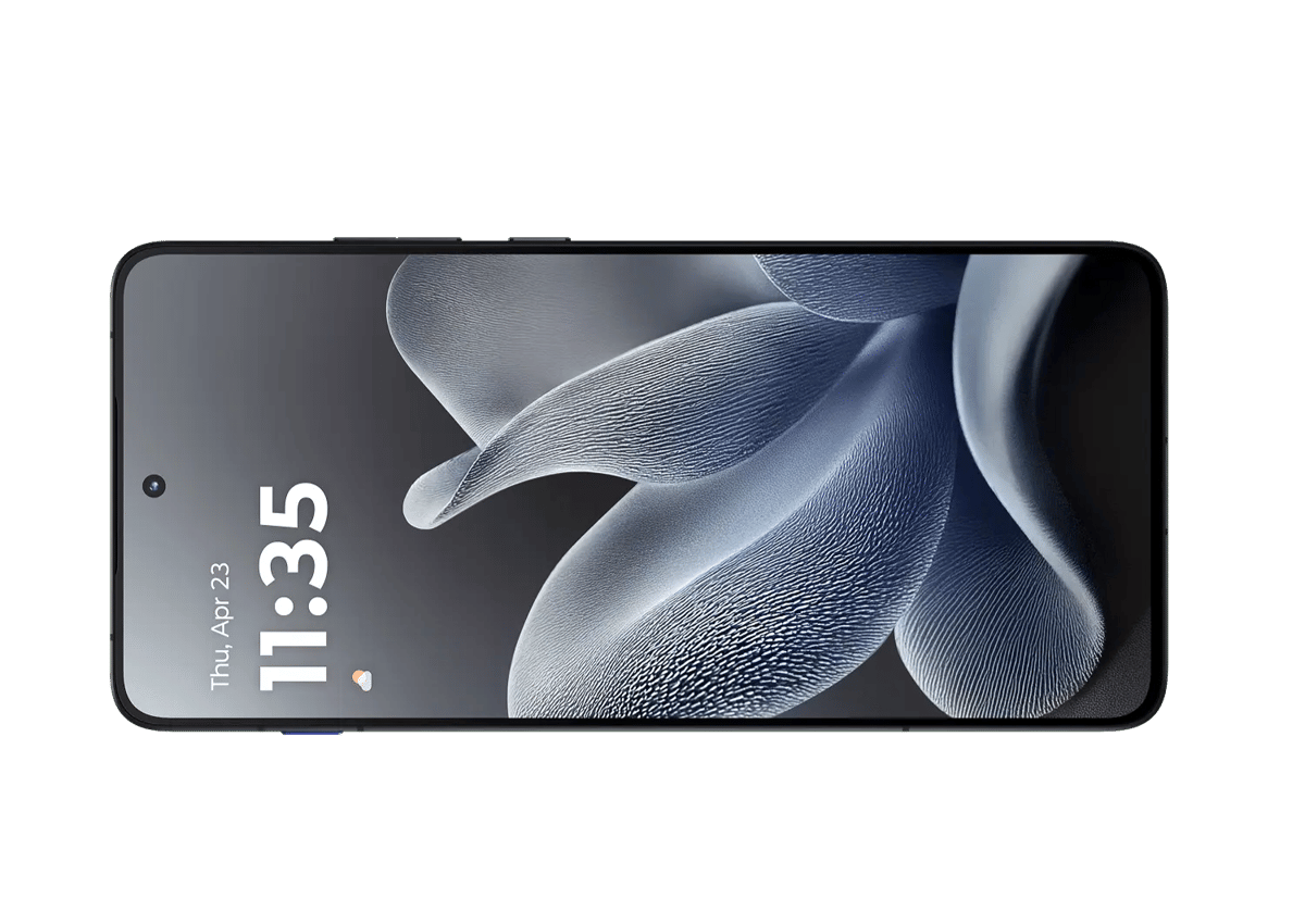 tampilan sisi depan Motorola Moto Edge 70