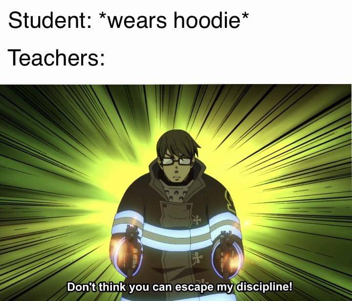 meme anime tentang hoodie