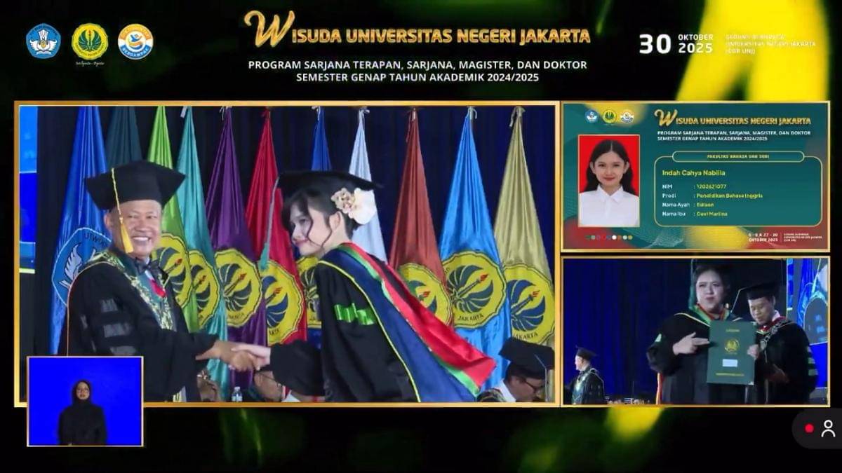 potret Indah JKT48 wisuda