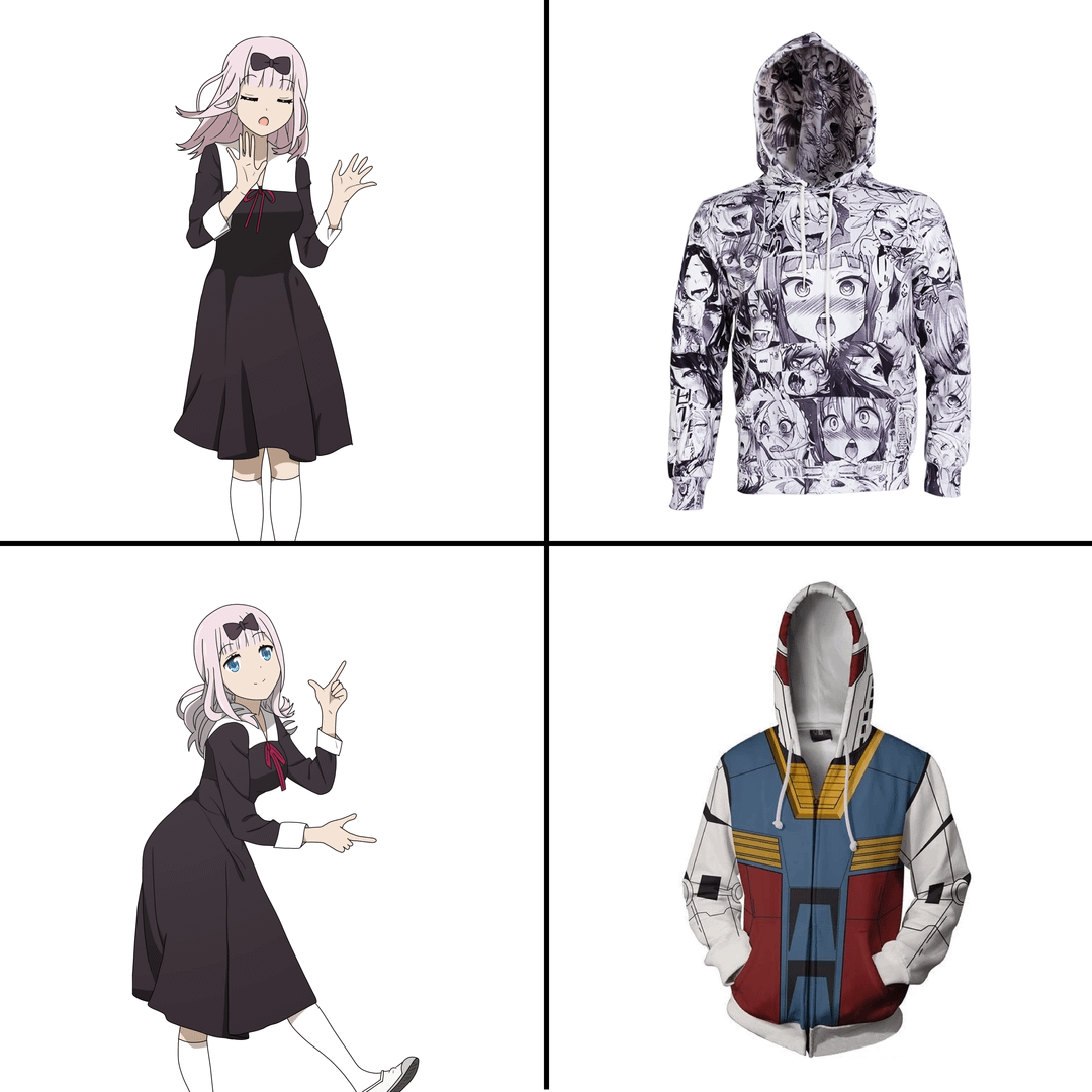 meme anime tentang hoodie