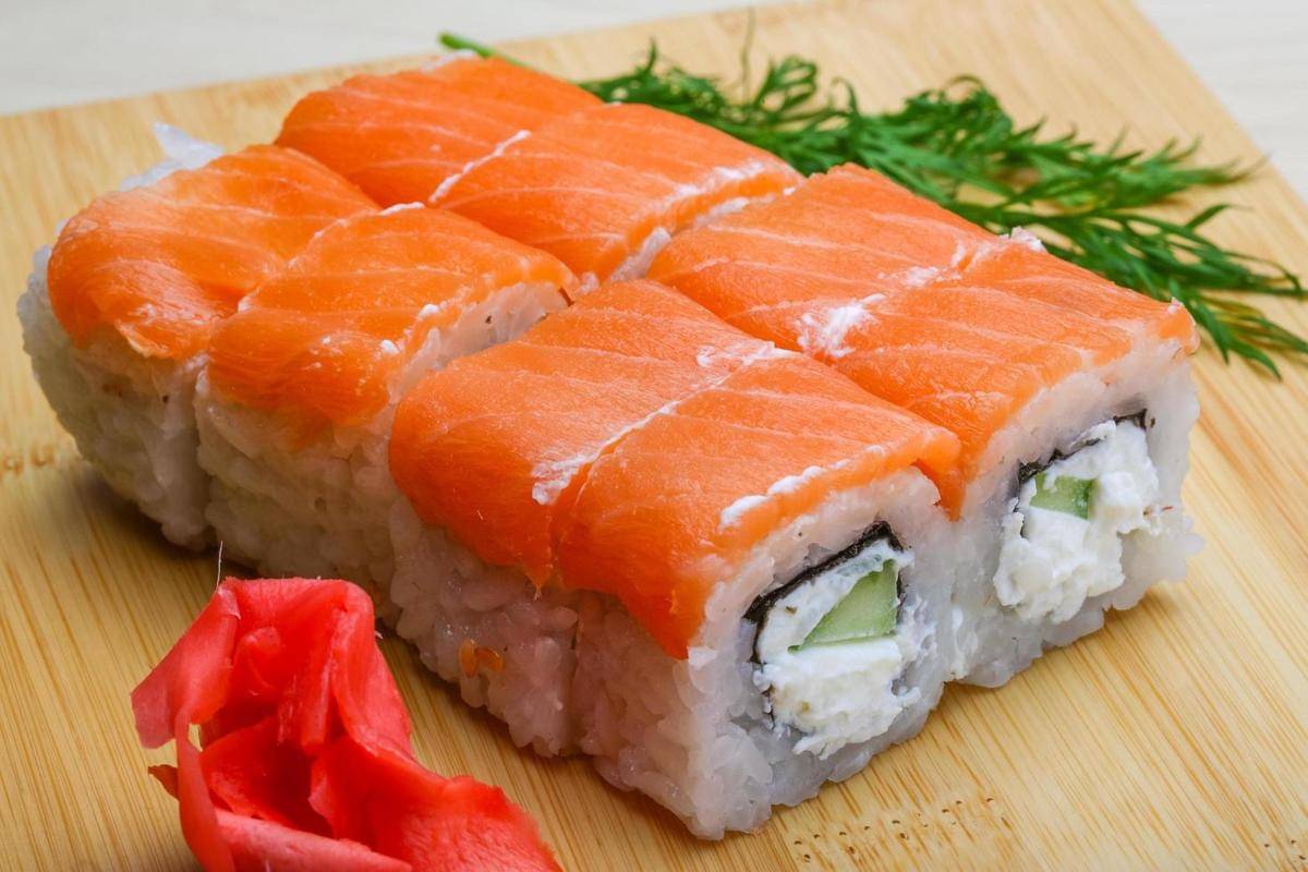 ilustrasi philadelphia sushi