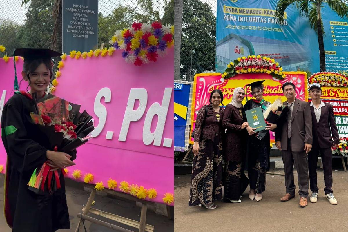 potret Indah JKT48 wisuda