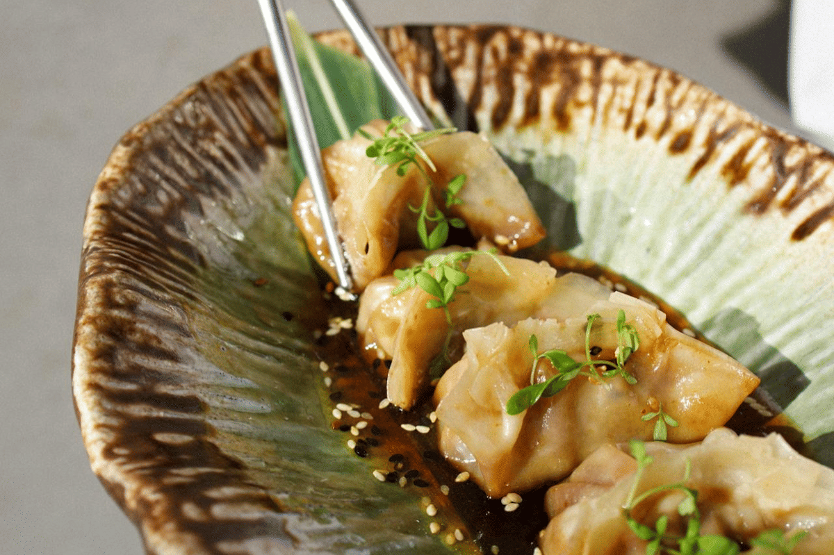 ilustrasi gyoza babi udang