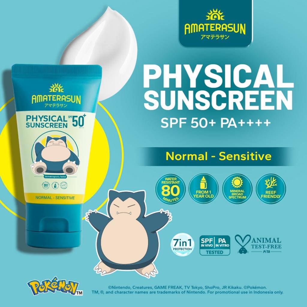 AMATERASUN Physical Sunscreen SPF 50+ PA++++