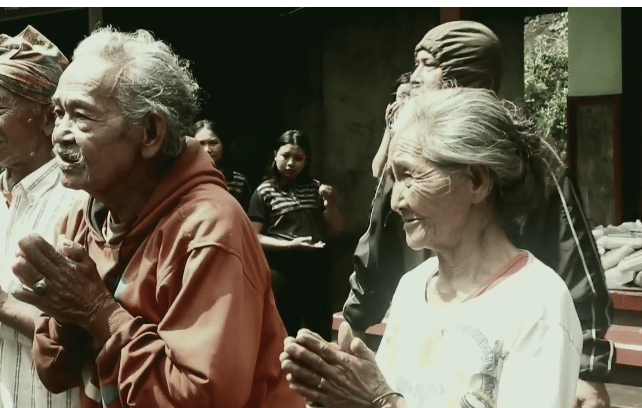 potret kakek nenek warga desa Ban, Karangasem