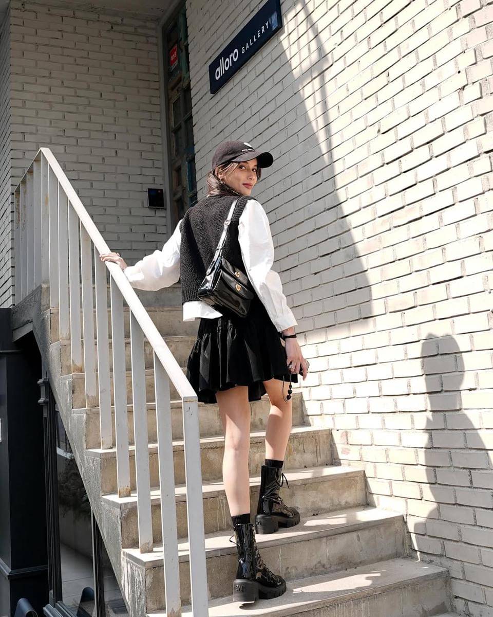 Ide OOTD KPop style ala Sabrina Chairunnisa