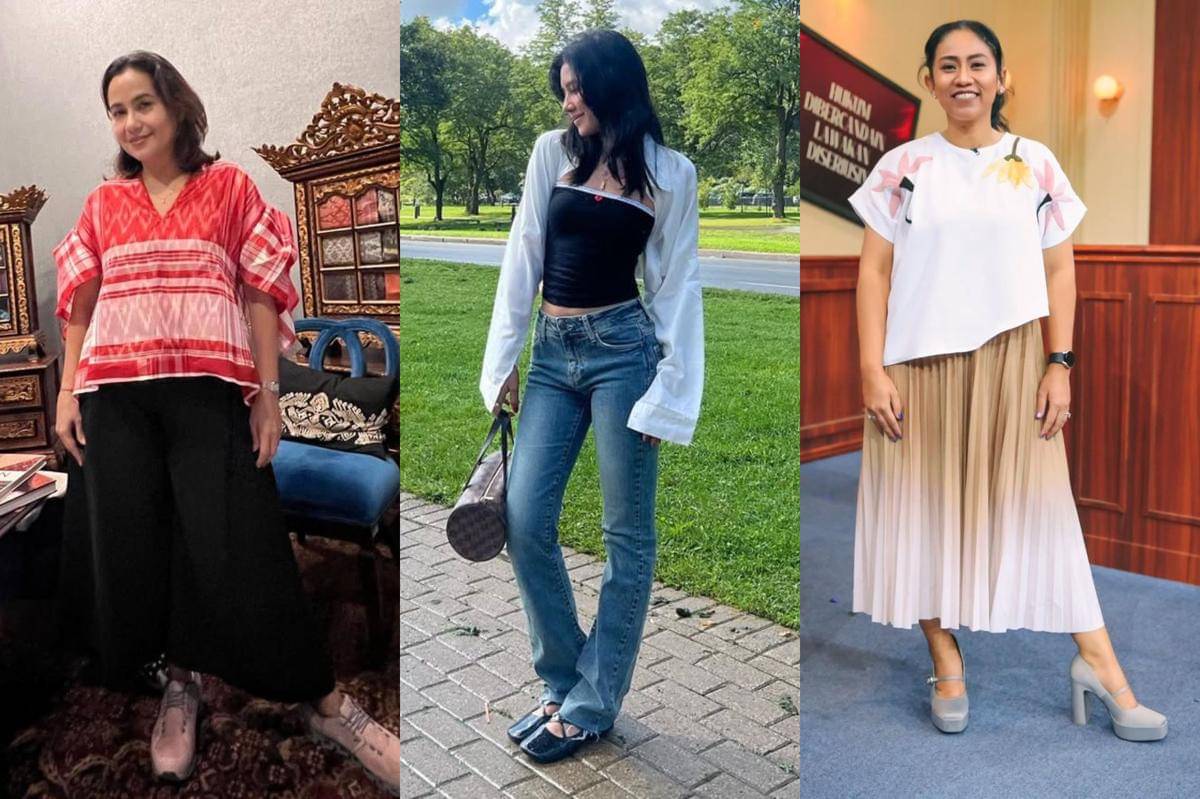 inspirasi OOTD ala pemain film Dopamin