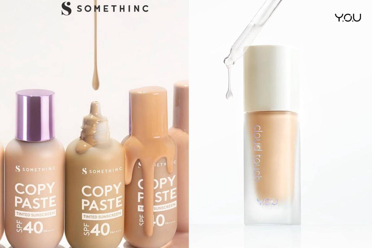 Tinted sunscreen dan skin tint