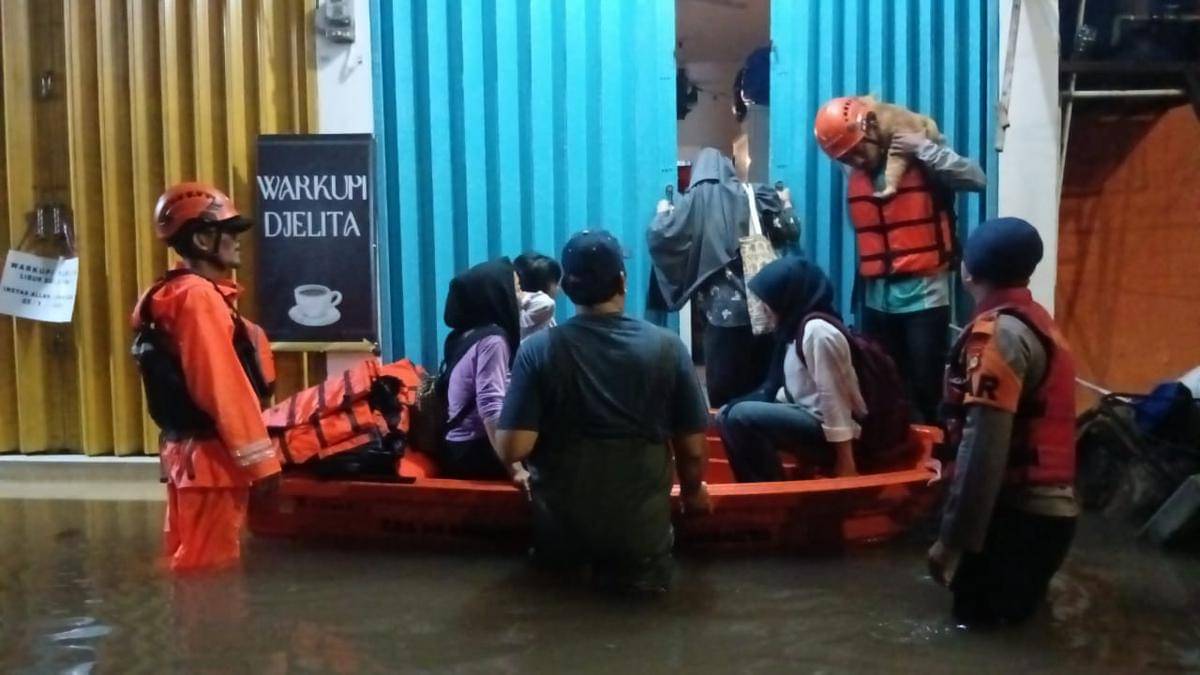 Banjir Jakarta pada Kamis(30/10/2025)/ dok BPBD DKI 