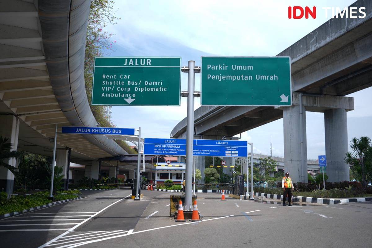 Jalur pick up di Bandara Soekarno-Hatta