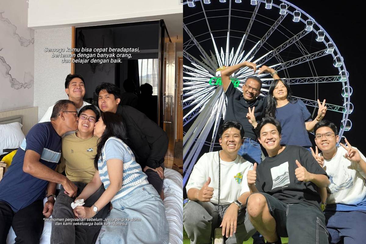 Kedekatan ayah Jerome Polin dengan keluarganya