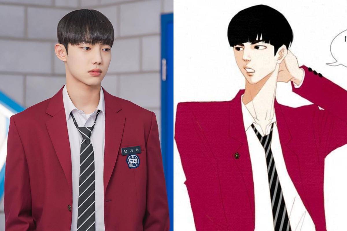 Karakter drama Korea Spirit Fingers di drakor vs webtoon