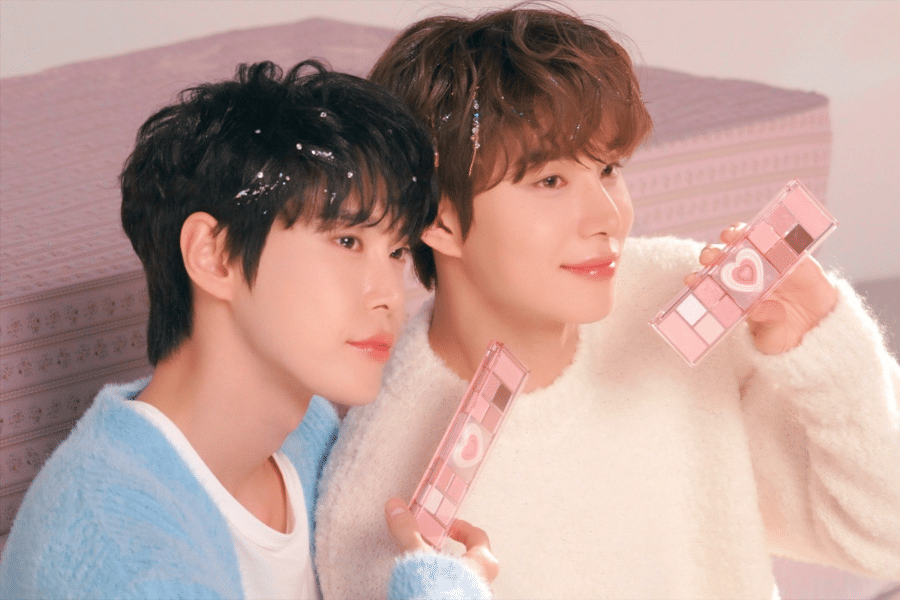 Potret Doyoung dan Jungwoo NCT