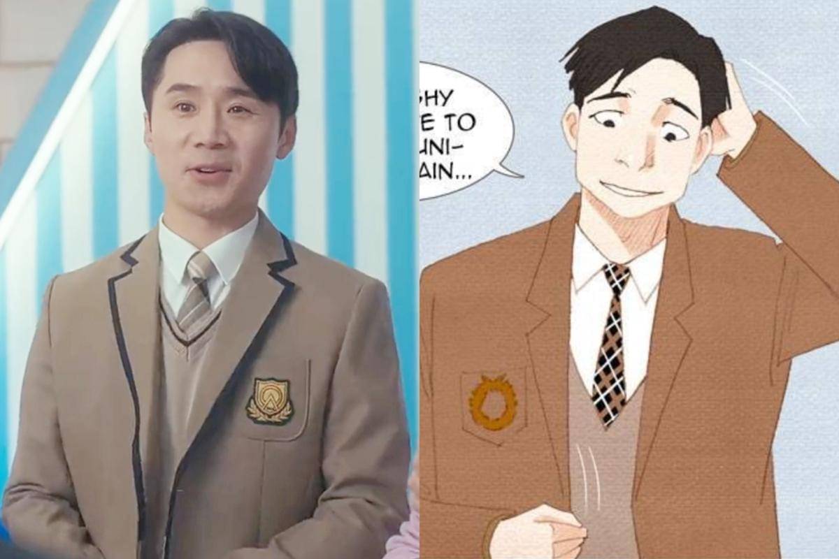 Karakter drama Korea Spirit Fingers di drakor vs webtoon