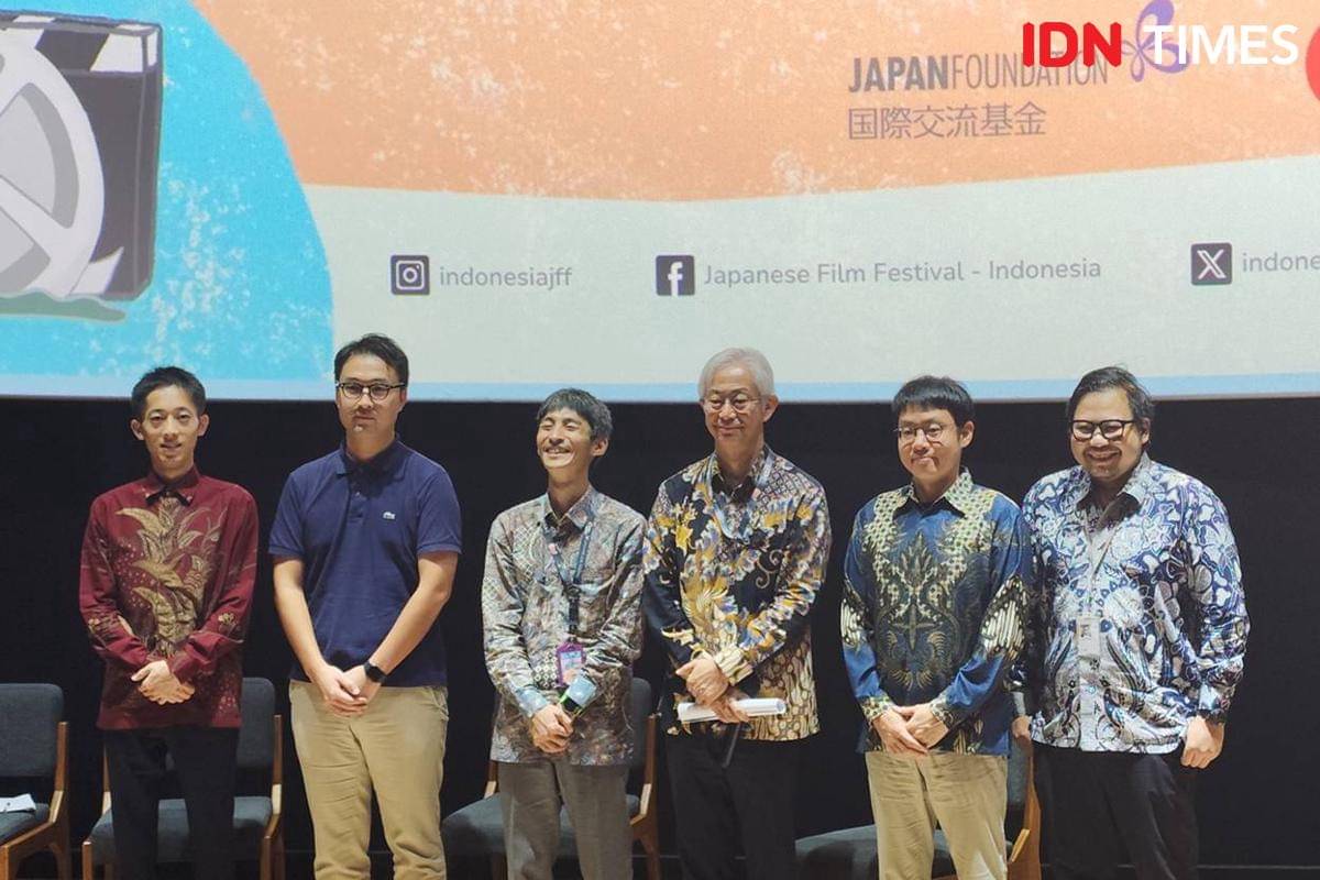Konferensi pers Japanese Film Festival (JFF) 2025 di CGV FX Sudirman, Jakarta, Kamis (30/10/2025)