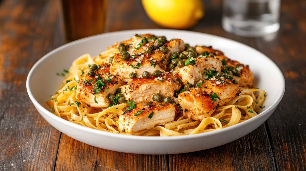 ilustrasi chicken piccata