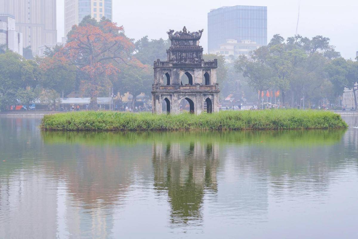 potret Hoan Kiem Lake, Vietnam