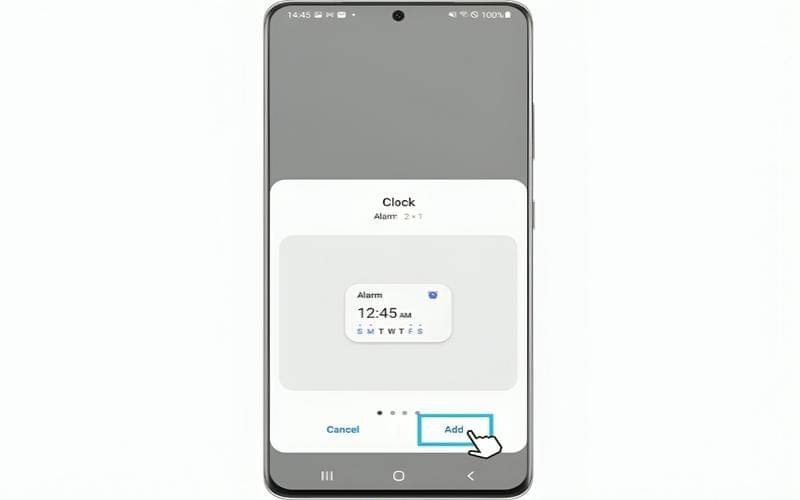 cara menambahkan widget di layar depan HP Android