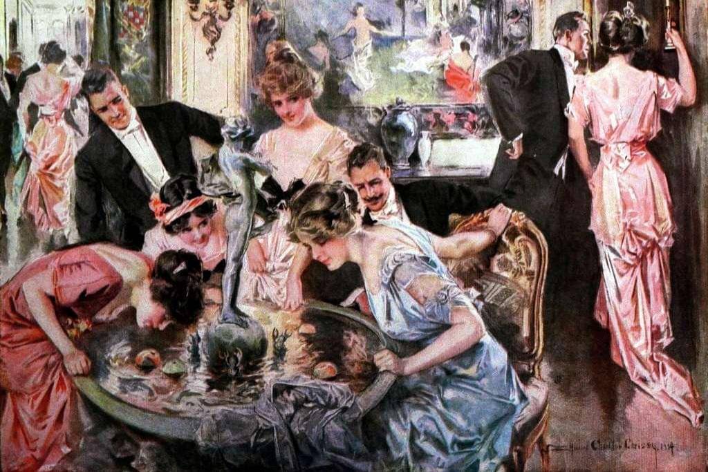 permainan apel di hari Halloween