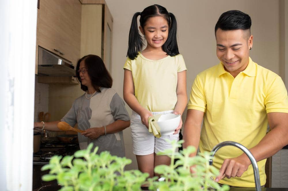 Ilustrasi membagi tugas 