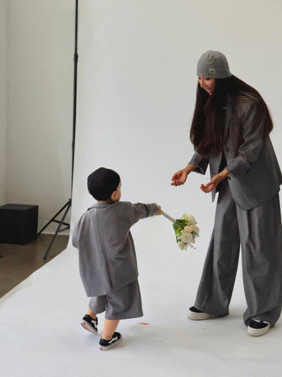 potret Moon Gabi dan putranya