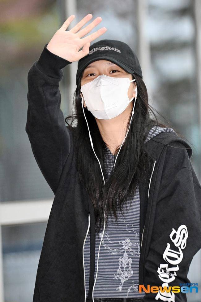 potret BLACKPINK berangkat ke Jakarta