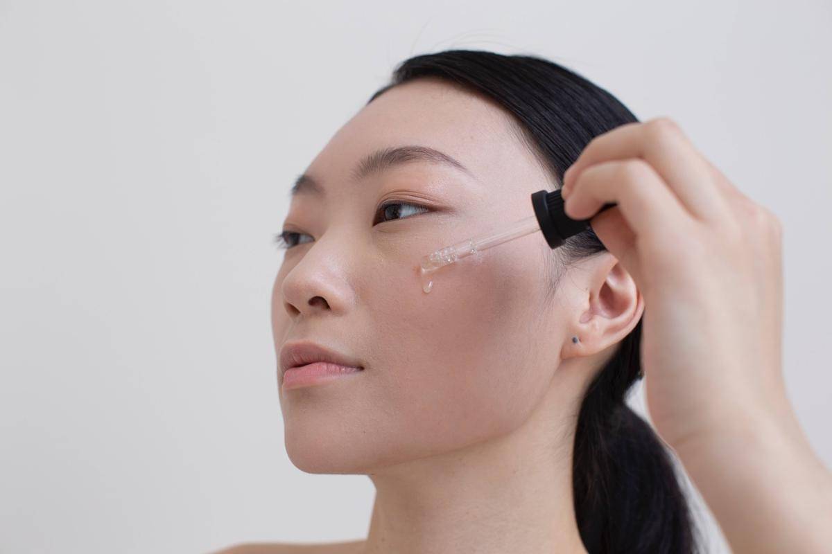 ilustrasi kulit wajah terhidrasi