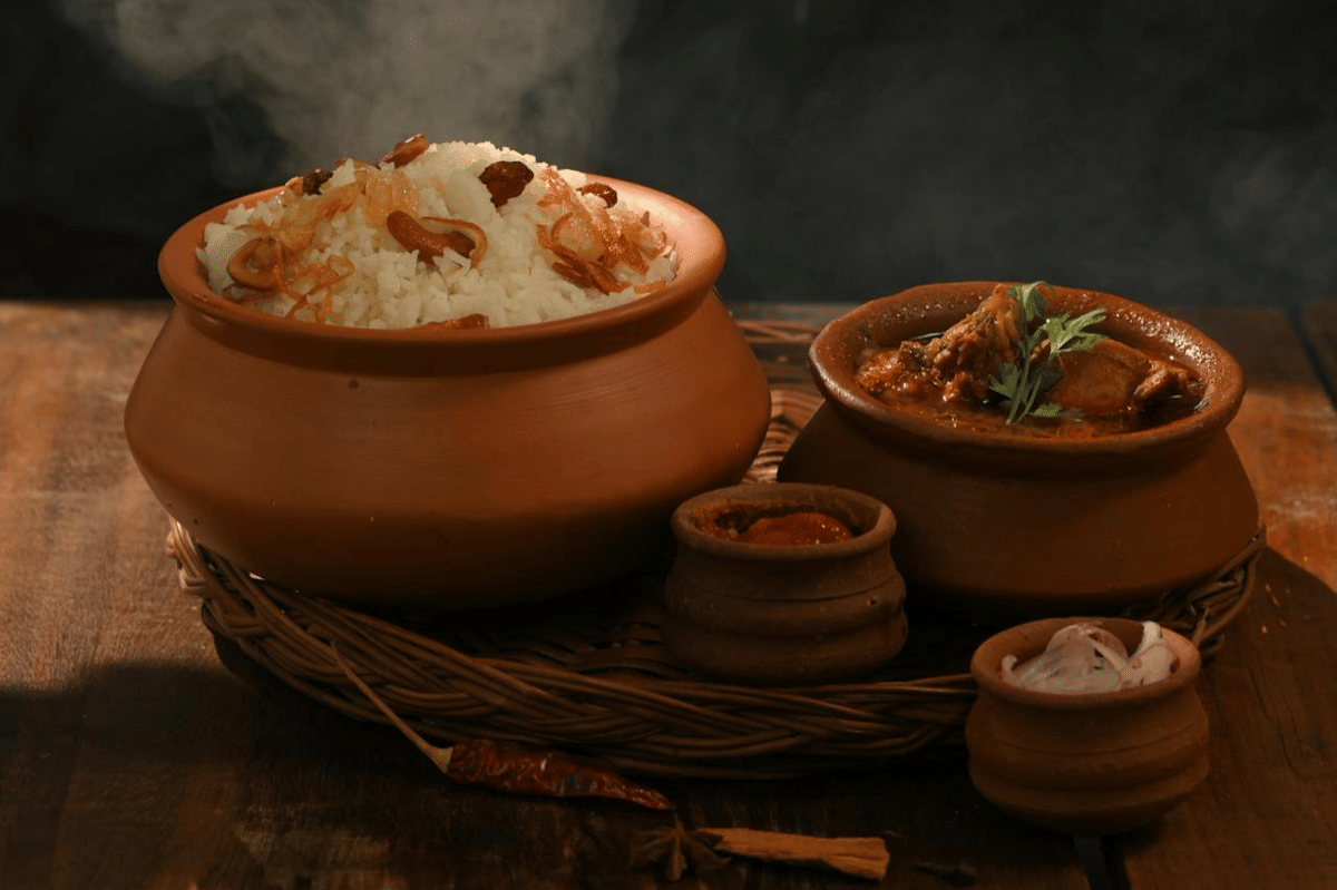 ilustrasi penyajian nasi wangi