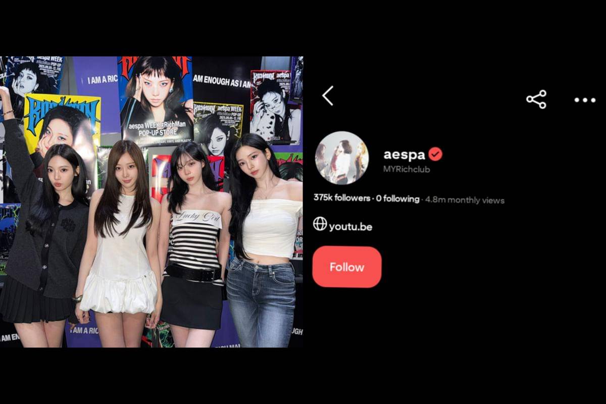aespa dan akun Pinterest resminya