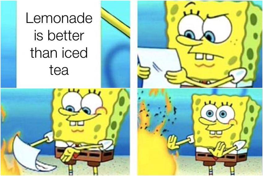 meme kartun tentang teh