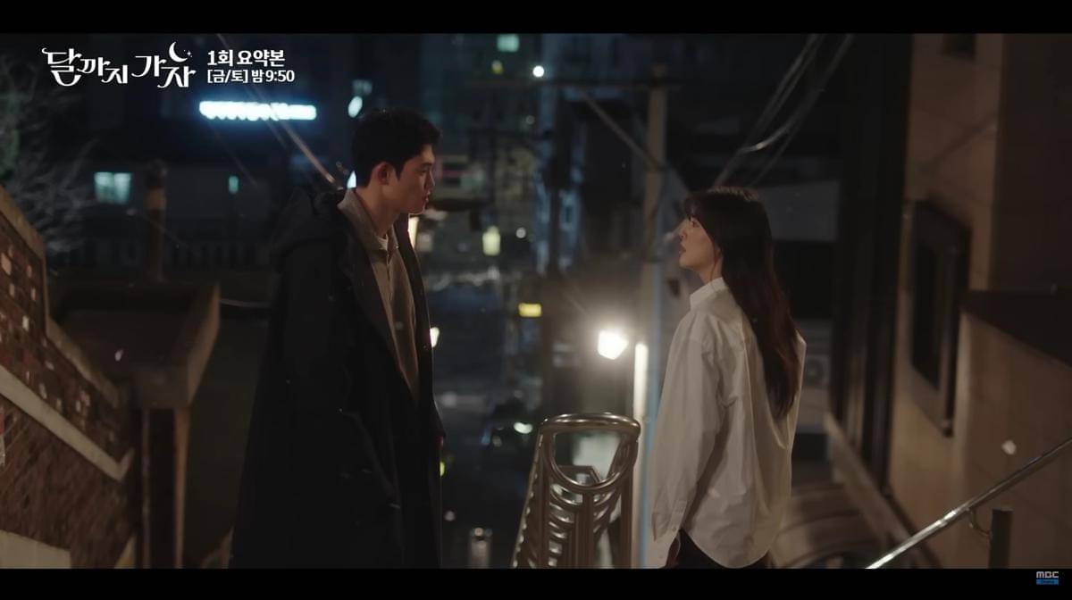 Kim Jung Jin dan Lee Sun Bin di drama To the Moon