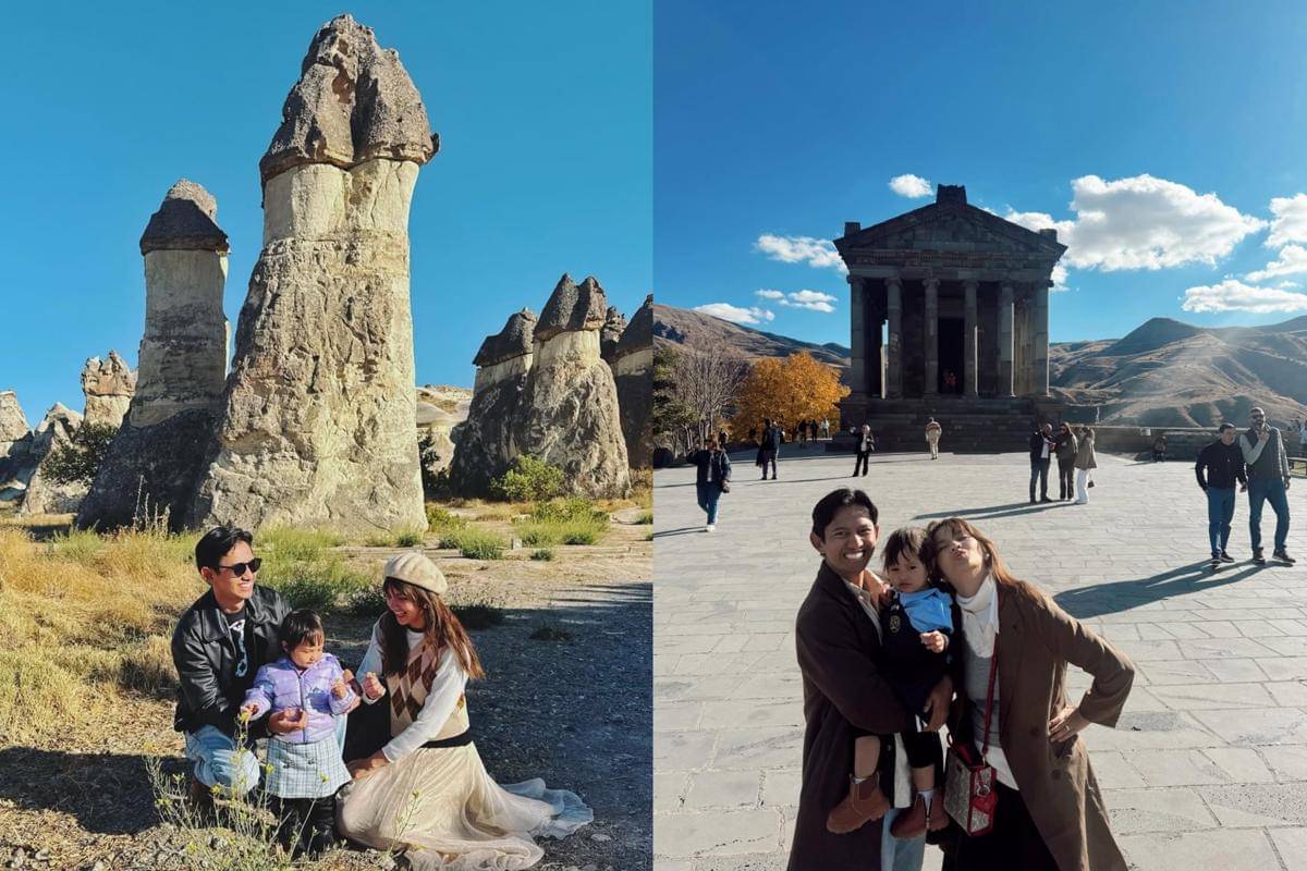 potret Sabrina Anggraini dan keluarga liburan musim gugur di Turki dan Armenia