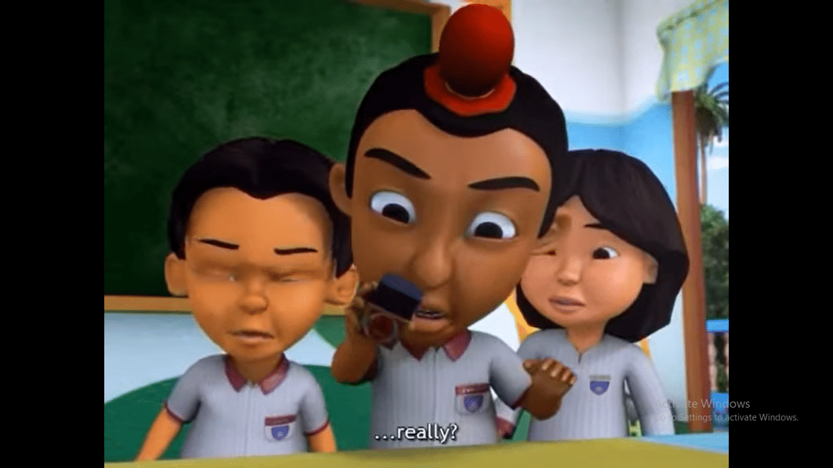 Nurul, karakter yang jarang muncul di Upin-Ipin