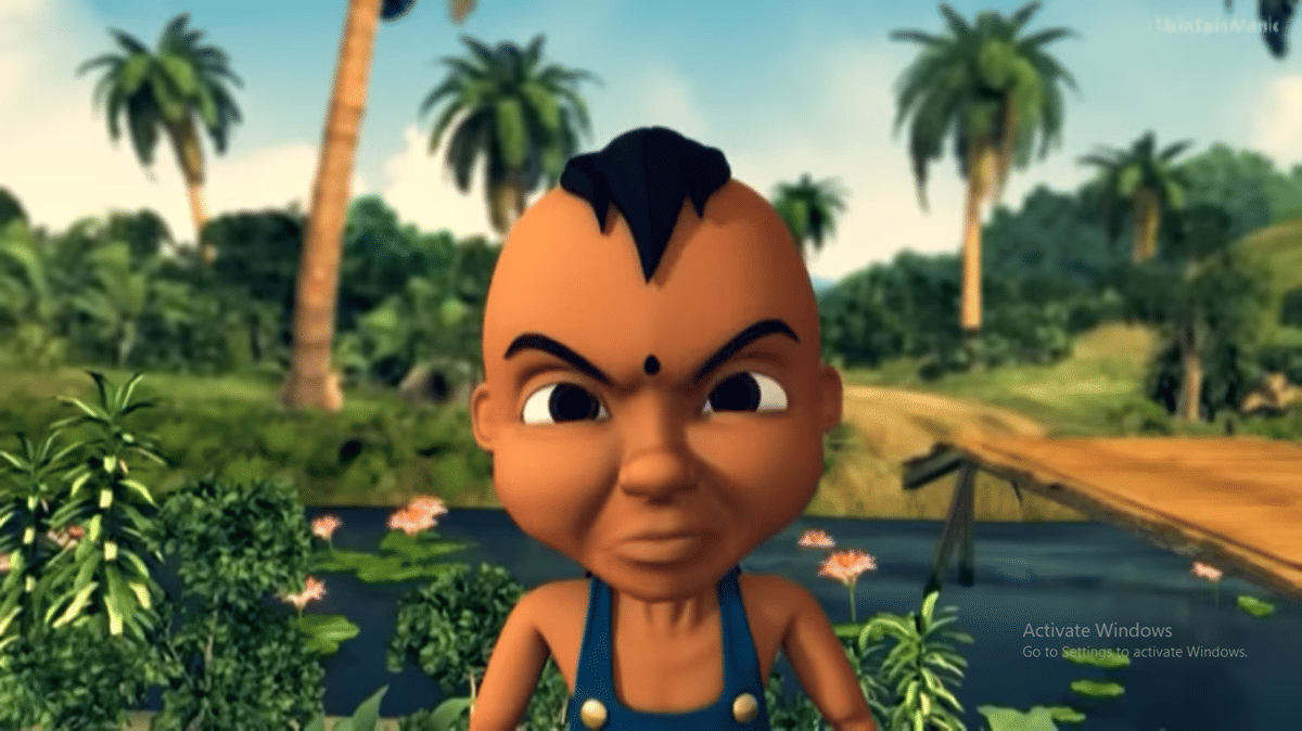 Rajoo, karakter seorang anak India Tamil yang jarang muncul di Upin-Ipin