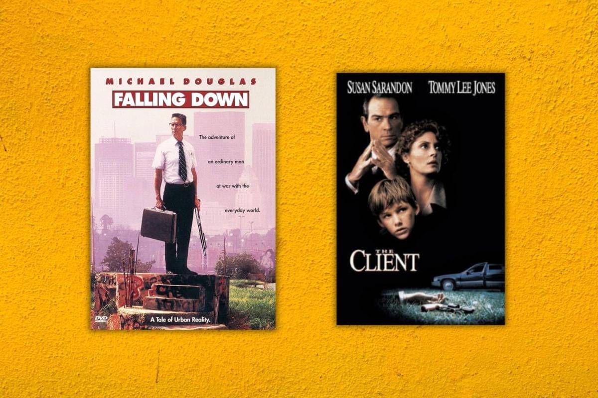 poster film Falling Down dan The Client Joel Schumacher