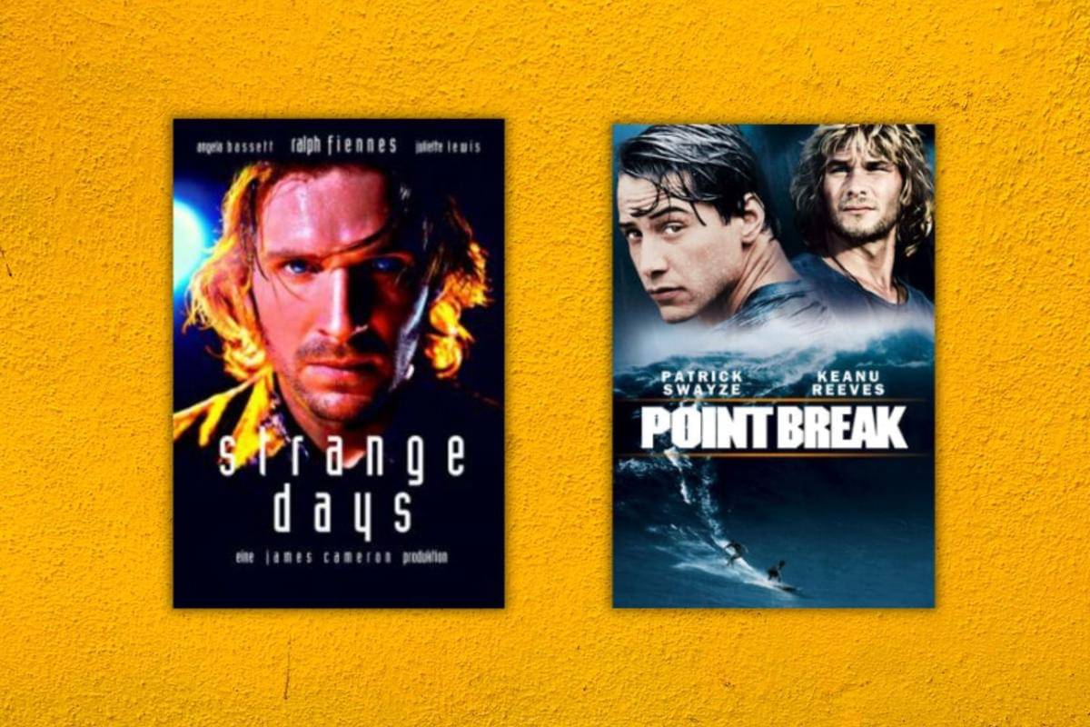 poster film Strange Days dan Point Break Kathryn Bigelow