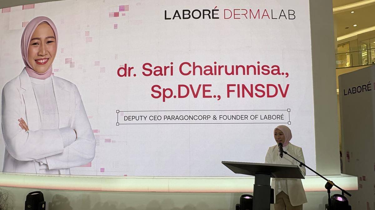 press conference LABORÈ DERMALAB: The 1st Skin MCU (Microbiome Check-Up) in Southeast Asia pada kamis (30/10/25), di Senayan City. (IDN Times/Dina Salma)